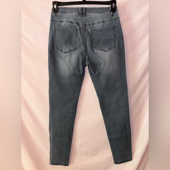 Adam Levine Art Jeans NWT – Embroidered Patchwork Boho Skinny Denim Women’s M - Picture 8 of 16